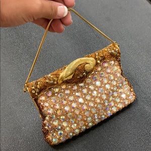 Sparkling studded bag